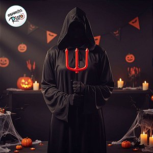 Adereço Halloween Tridente Curto - 51cm - 1 UN - Rizzo