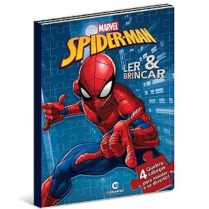 Livro Para Ler e Brincar Homem-Aranha - 01 Unidade - Culturama - Rizzo