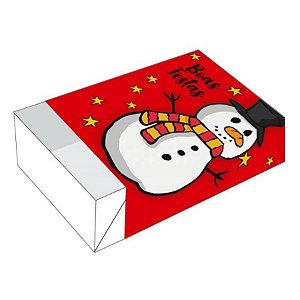 Caixa Divertida Natal Feliz - Ref.2600 - 6 doces - 10 unidades - Erika Melkot - Rizzo