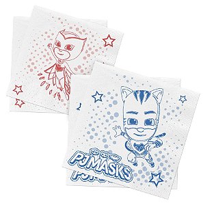 Guardanapos de Papel Festa PJ Masks 2 - 50 Unidades Regina