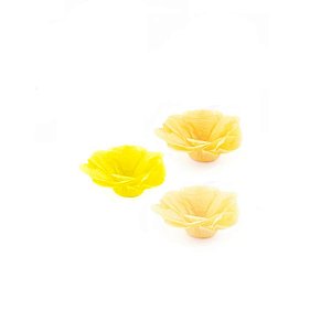 Forminha Flor - Tons - Amarelo - 50 UN - MaxiFormas - Rizzo