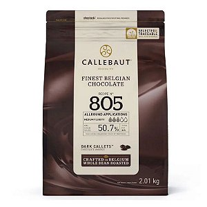 Chocolate Belga Callebaut - Amargo - 805-BR-U76 - 2 kg - Rizzo
