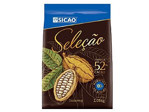 Chocolate Sicao Callebaut - Amargo 52% - Seleção - 2,05 kg - Rizzo