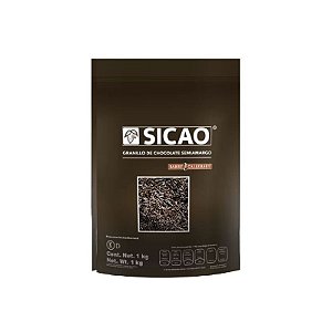 Granulado de Chocolate - Meio Amargo - 1,01 kg  - 1 unidade - Sicao - Rizzo