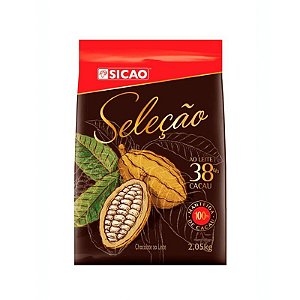 Chocolate Sicao Callebaut - Chocolate Ao Leite 38% - Seleção - 2 kg - Rizzo