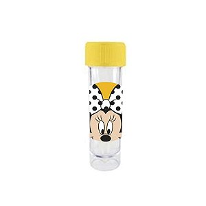 Mini Tubete Lembrancinha Bolha de Sabão Festa Minnie Mouse Amarelo 9cm 20 Unidades Rizzo Embalagens