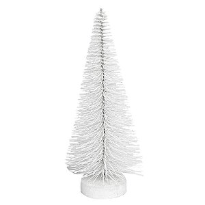Mini Árvore decorativa - Branco - 35cm - 01 unidade - Natal Tok da Casa - Rizzo Embalagens