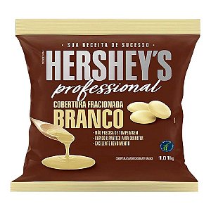 Chocolate Hershey's Profissional - Gotas Branco Fracionado - 1,01kg - Rizzo