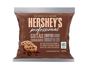 Cobertura Hershey's Profissional - Gotas Ao Leite Forneável - 1,01kg - Rizzo