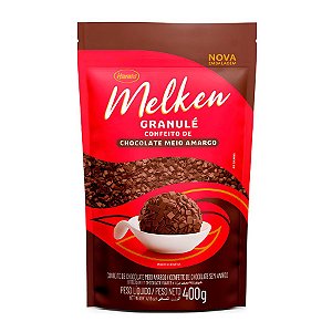 Granulé Chocolate Meio Amargo - Melken - 400g - 01 unidade - Harald - Rizzo