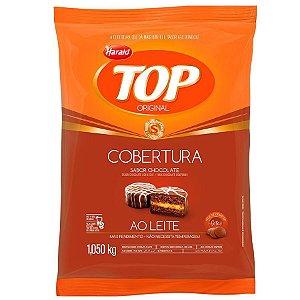 Chocolate Harald - TOP - Cobertura Gotas Ao Leite - 1,05kg - Rizzo