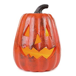 Enfeite Decorativo Halloween - Abóbora Jack com LED - 01 unidade - Cromus - Rizzo Embalagens