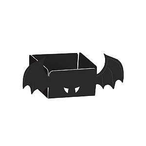 Forminha Composê decorativa - Doces ou Travessuras - Morcego - 24 unidades - Cromus - Rizzo Embalagens