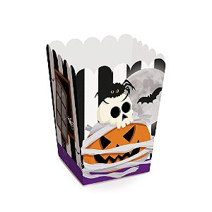 Caixa para Pipoca Halloween PP - Noite do Terror - 10 unidades - Cromus - Rizzo Embalagens