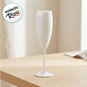 Taça Champagne Sólida Branca - 01 Unidade - Rizzo Embalagens