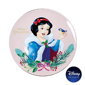 Sousplat Natalino - Princesa Branca de Neve - 33cm - 1 UN - Disney Original - Cromus - Rizzo