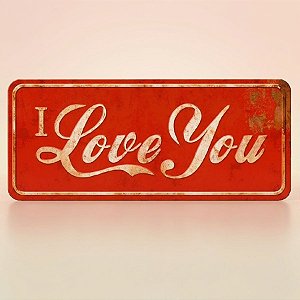 Litoarte I Love You -35cm x 14,6cm - 1 Unidade - Rizzo Embalagens