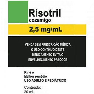 Litoarte Risotril Cozamigo Rir é o melhor remédio -19cm x 24cm - 1 Unidade - Rizzo Embalagens