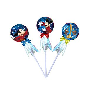 Pirulito Lembrancinha Festa Mickey Fantasia 10 Unidades Rizzo Embalagens