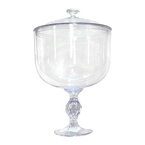 Taça Americana - Transparente Com Tampa - 1,250 ml - 1 unidade - LSC TOYS - Rizzo