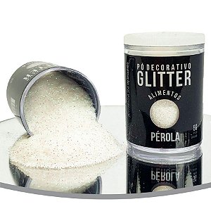 Pó Decorativo Glitter Perola Para Alimentos 5g - 01 Unidade - Sonho Fino - Rizzo
