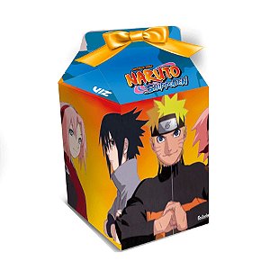 Caixa Milk Festa Naruto - 8 unidades - Festcolor - Rizzo Embalagens
