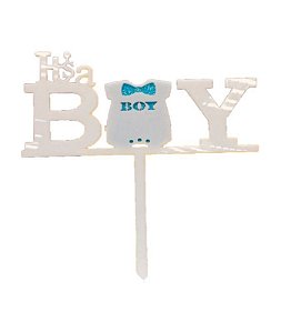 Topo de Bolo - It's A Boy - 1UN - Ref 525 - Vivarte - Rizzo