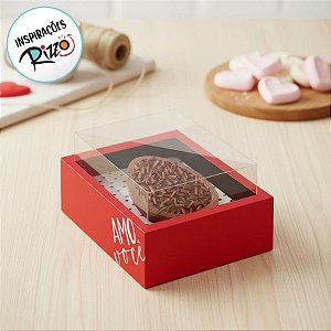 Caixa New Moldura para Meio Ovo - Tanto Amor - 06 Unidades - Cromus - Rizzo Embalagens