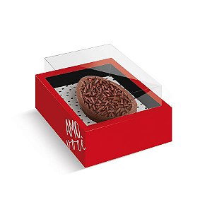 Caixa New Moldura para Meio Ovo - Tanto Amor - 06 Unidades - Cromus - Rizzo Embalagens