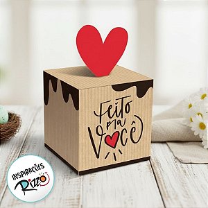 Caixa Pop Up Pop Kraft Doçura - 10 unidades - Cromus - Rizzo Embalagens