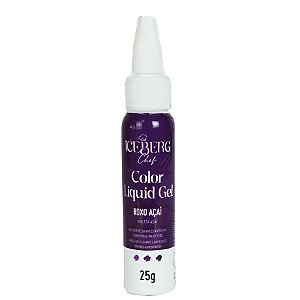 Corante Liquid Gel Roxo Açaí 25g - Iceberg Chef