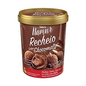 Recheio Sabor Chocolate com Malte 1,01kg Namur - 01 unidade - Selecta - Rizzo Embalagens