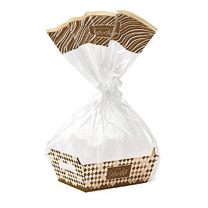 Kit Cesta Tons de Chocolate - 01 Unidade - Cromus - Rizzo