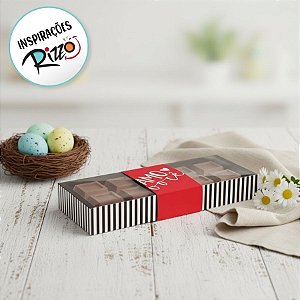 Caixa Tablete 1kg Tanto Amor 27,4x11x3,8cm - 10 Unidades - Cromus - Rizzo Embalagens