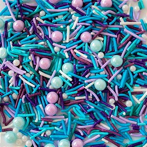 Sprinkles Confeitos de Açúcar para Decoração Fundo do Mar 100 g - 01 unidade - Mago - Rizzo