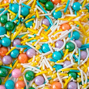 Sprinkles Confeitos de Açúcar para Decoração Candy Colors 100 g - 01 unidade - Mago - Rizzo