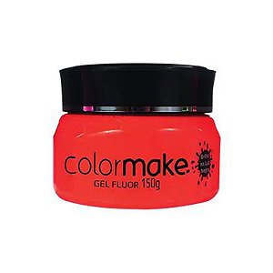 Gel Fluorescente Vermelho 150g - 1 unidade - ColorMake - Rizzo Embalagens