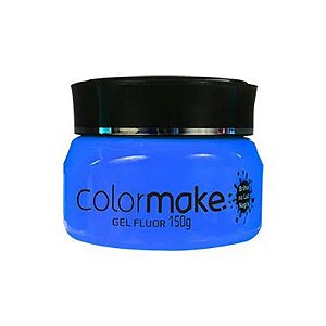 Gel Fluorescente Azul 150g - 1 unidade - ColorMake - Rizzo Embalagens
