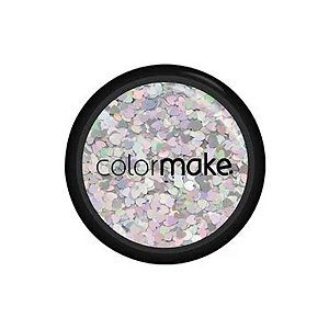 Glitter Shine Coracao Prata 2g - 1 unidade - ColorMake - Rizzo Embalagens