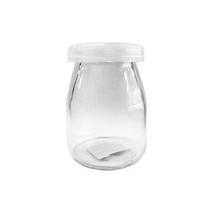 Pote de Vidro com Tampa Plástica 150ml - 8x6cm - 01 Unidade - YOSS - Rizzo