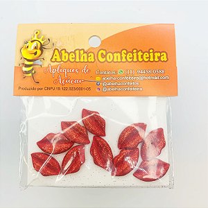 Mini Confeito - Bocas Cintilantes - 10 Unidades - Abelha Confeiteira - Rizzo