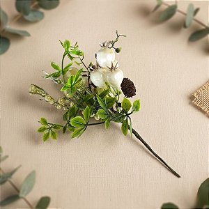 Galho Pick Decorativo de Páscoa com Ovo - 24cm - 1 unidade - Rizzo