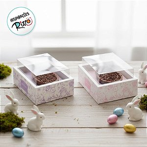 Caixa New Moldura Para Meio Ovo 250 g Clássico Francês - 6 unidades - Cromus - Rizzo