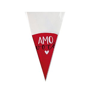 Cone de Festa - Tanto Amor - 10 Unidades - Cromus - Rizzo