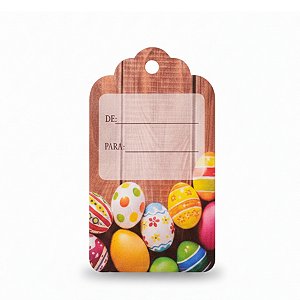 Tag de Páscoa De/Para Doces - 10 unidades - Massai - Rizzo