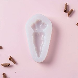 Molde de Silicone Páscoa para Fins Alimentícios Cenoura - Ref 277 - 1 unidade - Flexarte - Rizzo