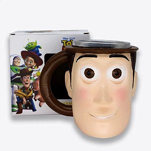 Caneca 3D Ornamento Decorativo Woody Toy Story - 01 Unidade - Zonacriativa - Rizzo