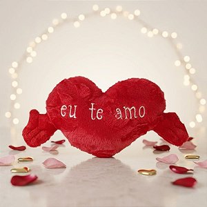 Almofada Coração - Eu te Amo - Modelo 4 - GG - 1 unidade - Fizzy - Rizzo