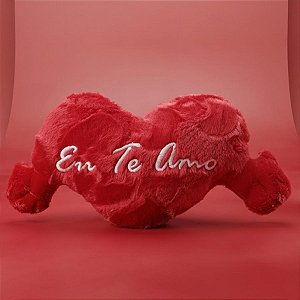 Almofada Coração - Eu te Amo - Modelo 2 - GG - 1 unidade - Fizzy - Rizzo