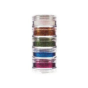 Glitter Po Kit 5 Cores 3g - 1 unidade - ColorMake - Rizzo Embalagens